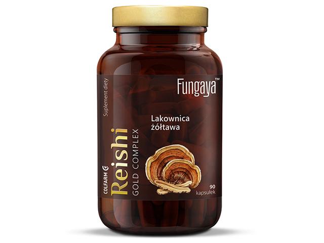 Reishi Gold Complex Fungaya interakcje ulotka kapsułki twarde - 90 kaps.
