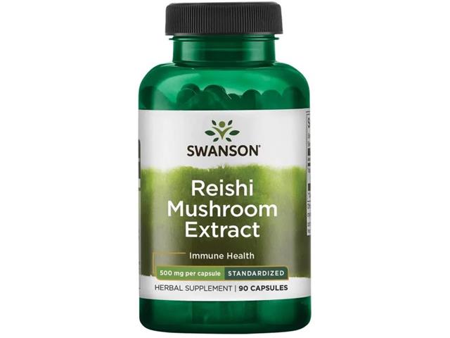 Reishi Mushroom Ekstrakt interakcje ulotka kapsułki 500 mg 90 kaps.