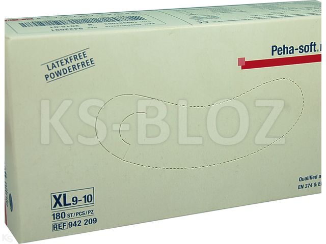Rękawice n/jał.PEHA-SOFT Nitrile WHITE XL b/pudr. interakcje ulotka rękawice - 180 szt.
