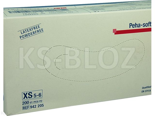 Rękawice n/jał.PEHA-SOFT Nitrile WHITE XS b/pudr. interakcje ulotka rękawice  200 szt.