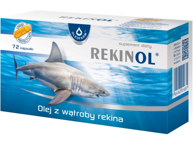 Rekinol interakcje ulotka kapsułki 500 mg 72 kaps.