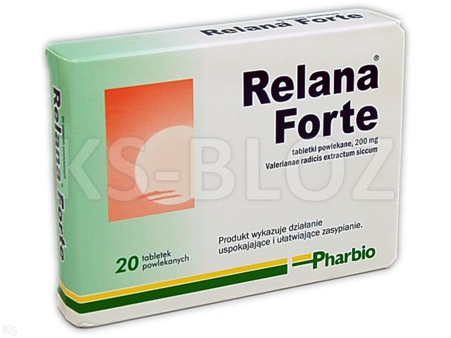 Relana Forte interakcje ulotka tabletki powlekane 200 mg 20 tabl.