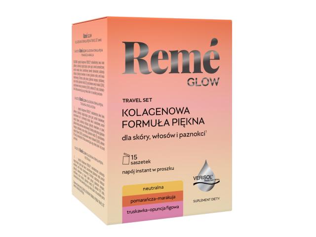 Reme Glow Kolagenowa Formuła Piękna Travel Set interakcje ulotka proszek - 15 sasz.