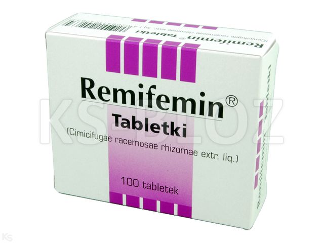 Remifemin interakcje ulotka tabletki  100 tabl.