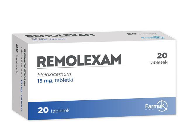 Remolexam interakcje ulotka tabletki 15 mg 20 tabl.