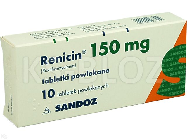 Renicin interakcje ulotka tabletki powlekane 150 mg 10 tabl. | blister