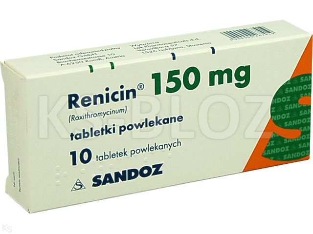 Renicin interakcje ulotka tabletki powlekane 150 mg 10 tabl. (blist.)