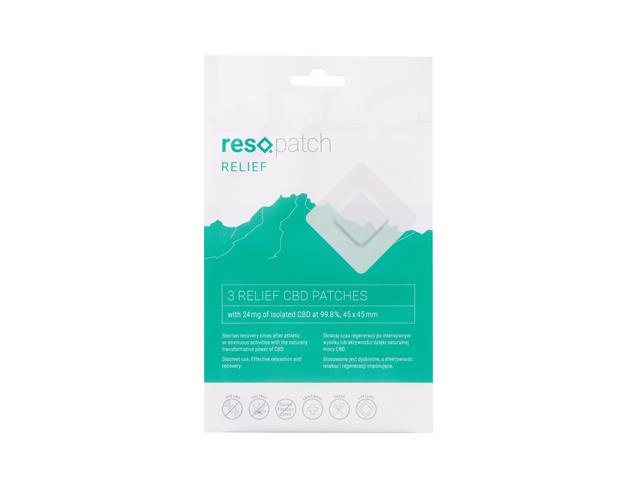 Resq Patch Relief interakcje ulotka plaster - 3 szt.