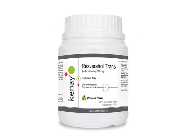 Resveratrol Trans 100 mg interakcje ulotka kapsułki  300 kaps.