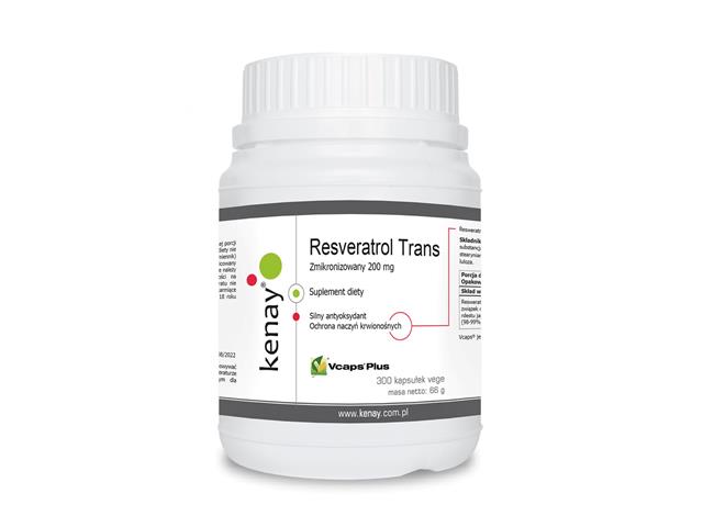 Resveratrol Trans 200 mg interakcje ulotka kapsułki  300 kaps.