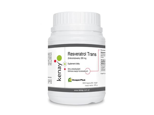 Resveratrol Trans 200 mg interakcje ulotka kapsułki - 300 kaps.