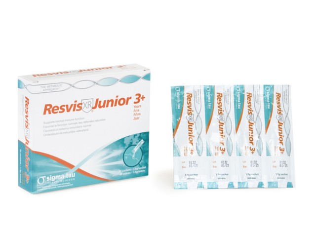 Resvis XR Junior interakcje ulotka saszetka - 20 sasz. po 1,5 g