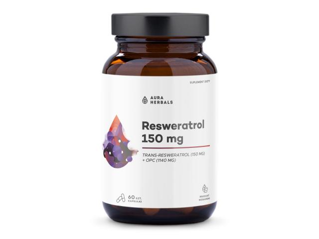 Resweratrol 150 mg interakcje ulotka kapsułki  60 kaps.