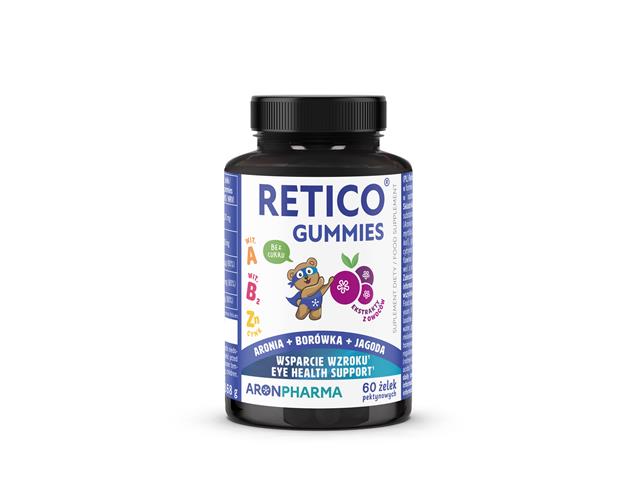 Retico Gummies interakcje ulotka żelki  60 szt.