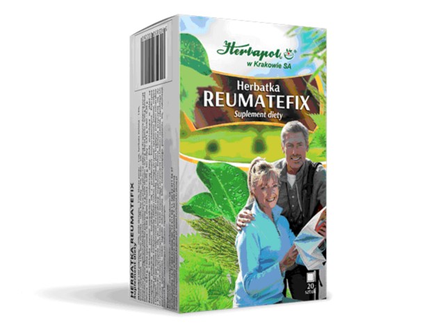 Reumatefix Herbatka interakcje ulotka herbata 2 g 20 toreb.