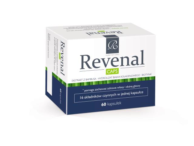 Revenal Caps interakcje ulotka kapsułki - 60 kaps.