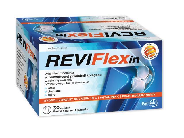 Reviflexin smak pomarańczowy interakcje ulotka proszek  30 sasz.