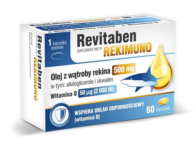 Revitaben Rekimuno interakcje ulotka kapsułki  60 kaps.