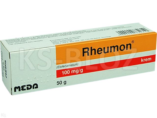 Rheumon interakcje ulotka krem 100 mg/g 50 g