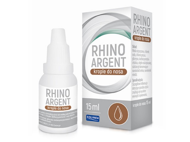 Rhinoargent interakcje ulotka krople do nosa  15 ml