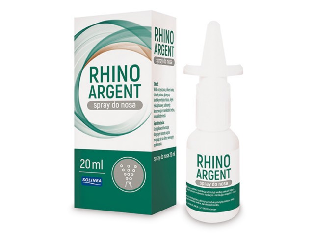 Rhinoargent interakcje ulotka aerozol do nosa  20 ml