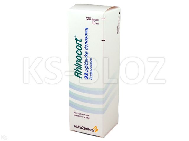 Rhinocort interakcje ulotka aerozol do nosa, zawiesina 32 mcg/daw. 10 ml | 120 daw.