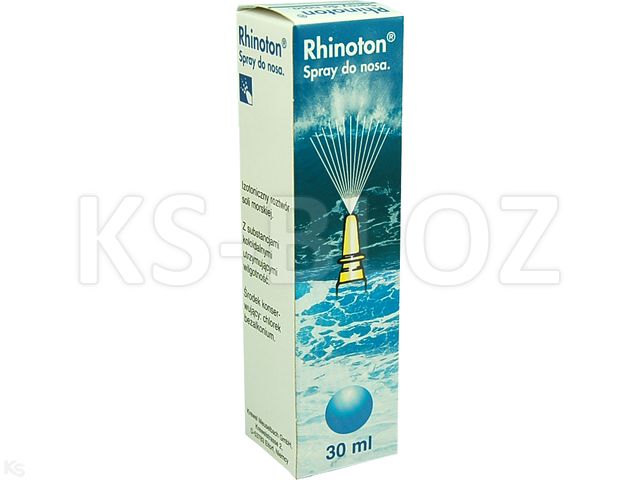 Rhinoton interakcje ulotka aerozol do nosa  30 ml