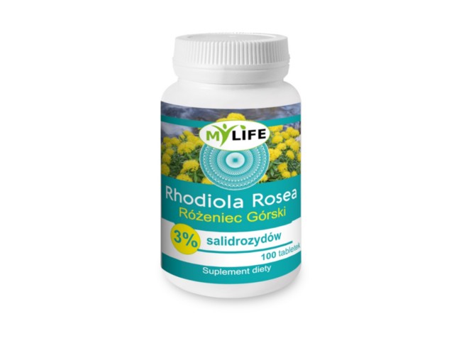 Rhodiola Rosea Różeniec Górski 3% Salidrozydów interakcje ulotka tabletki  100 tabl.