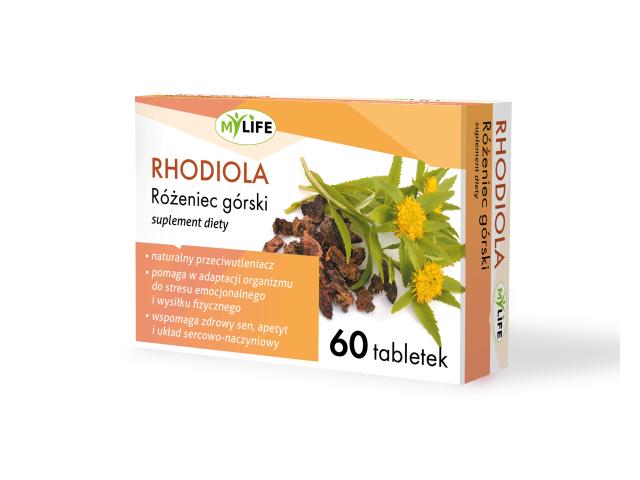 Rhodiola Różeniec Górski interakcje ulotka tabletki  60 tabl.