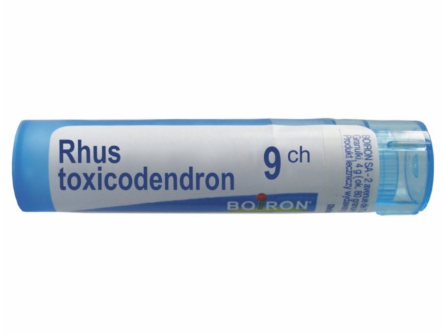 Rhus Toxicodendron 9 CH interakcje ulotka granulki  4 g