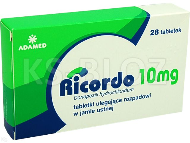 Ricordo interakcje ulotka tabletki ulegające rozpadowi w jamie ustnej 10 mg 