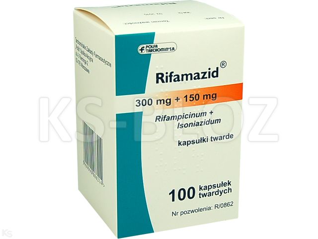 Rifamazid interakcje ulotka kapsułki twarde 300mg+150mg 