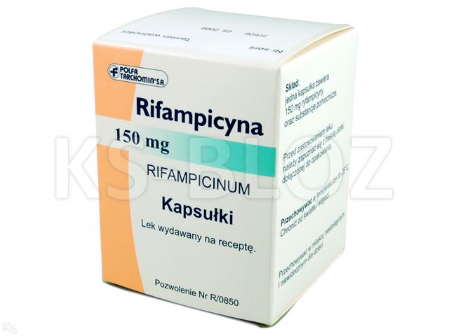 Rifampicyna interakcje ulotka kapsułki 150 mg 100 kaps.