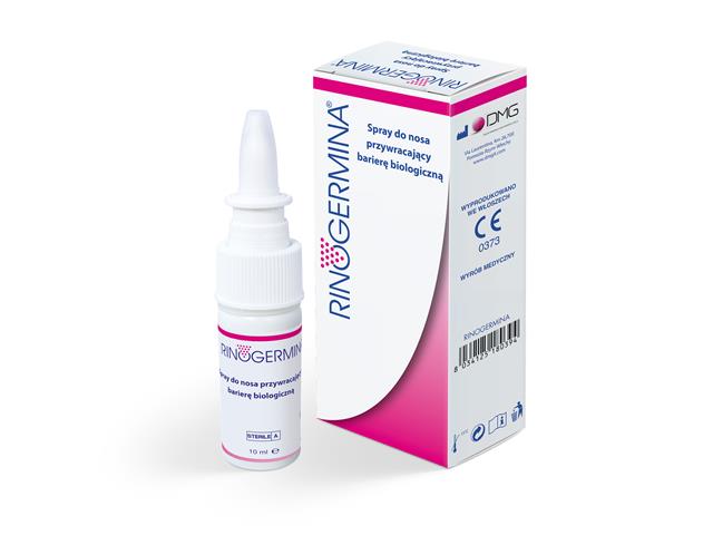 Rinogermina Spray do nosa interakcje ulotka aerozol do nosa  1 but. po 10 ml | + pompka