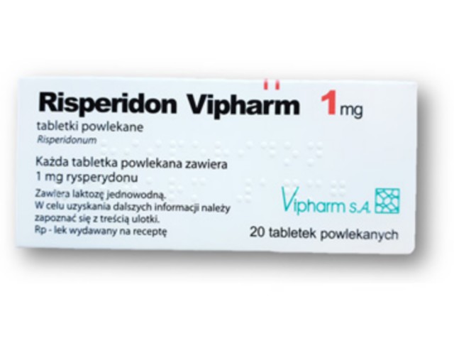 Risperidon Vipharm interakcje ulotka tabletki powlekane 1 mg 