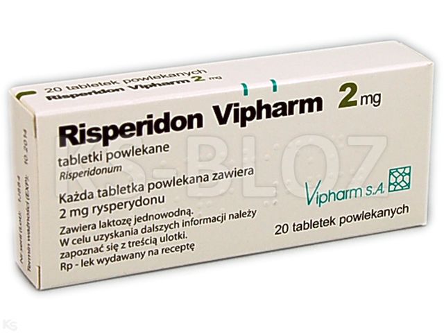 Risperidon Vipharm interakcje ulotka tabletki powlekane 2 mg 