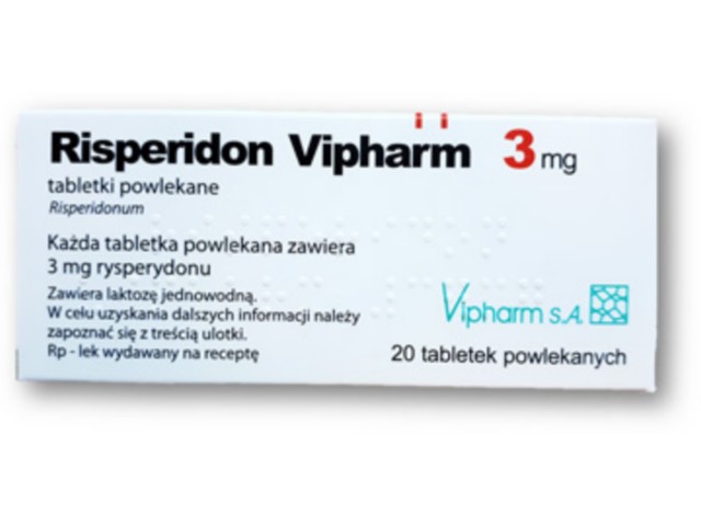 Risperidon Vipharm interakcje ulotka tabletki powlekane 3 mg 