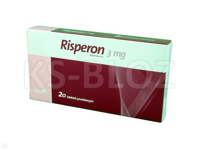Risperon interakcje ulotka tabletki powlekane 3 mg 20 tabl. | (2 blist. po 10 tabl.)