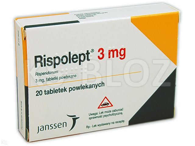 Rispolept interakcje ulotka tabletki powlekane 3 mg 20 tabl. | (2 blist. po 10 tabl.)