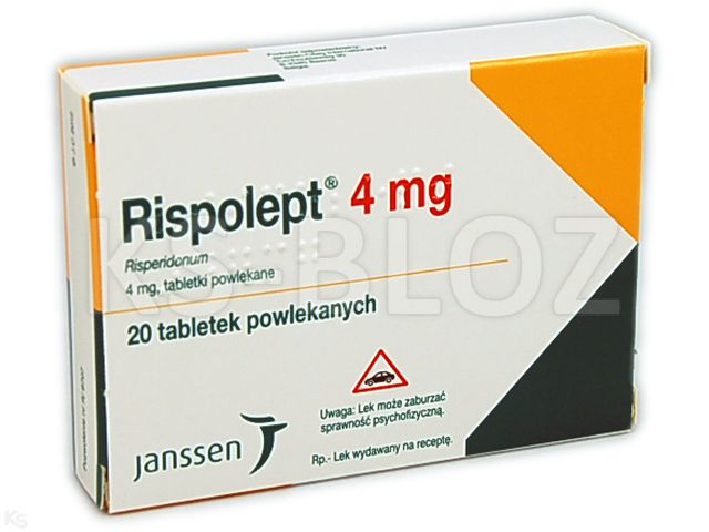 Rispolept interakcje ulotka tabletki powlekane 4 mg 20 tabl. | (2 blist. po 10 tabl.)