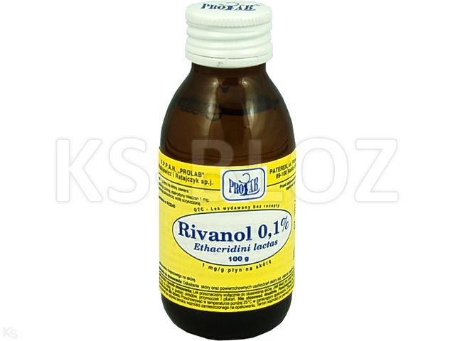 Rivanol 0,1% interakcje ulotka płyn do stosowania na skórę 1 mg/g 100 g