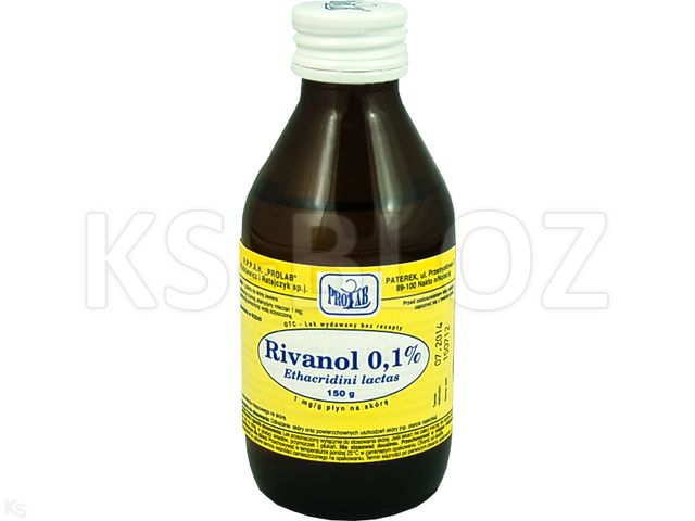 Rivanol 0,1% interakcje ulotka płyn do stosowania na skórę 1 mg/g 150 g