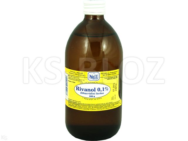 Rivanol 0,1% interakcje ulotka płyn do stosowania na skórę 1 mg/g 500 g