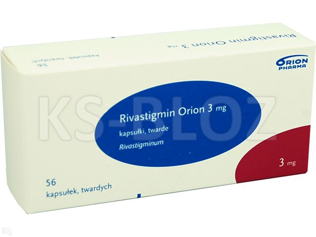 Rivastigmin Orion interakcje ulotka kapsułki twarde 3 mg 56 kaps.