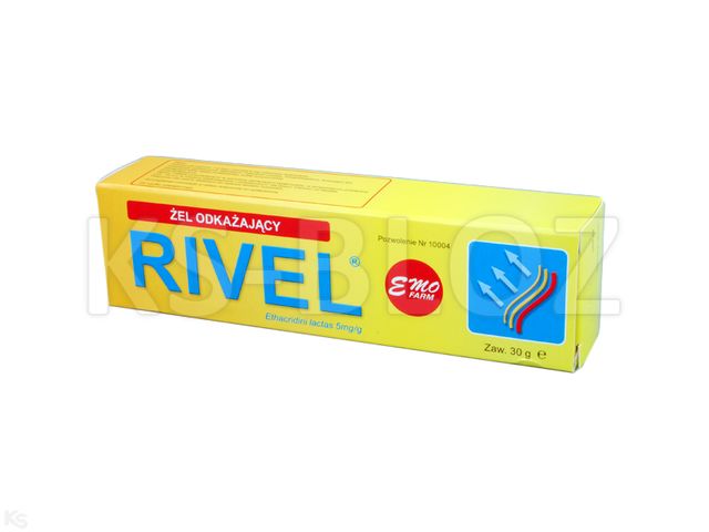 Rivel Żel odkażający interakcje ulotka żel 5 mg/g 30 g (tub.)