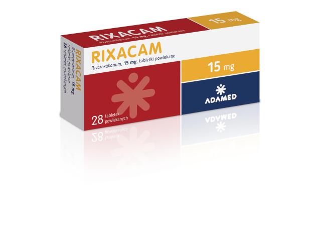 Rixacam interakcje ulotka tabletki powlekane 15 mg 28 tabl.