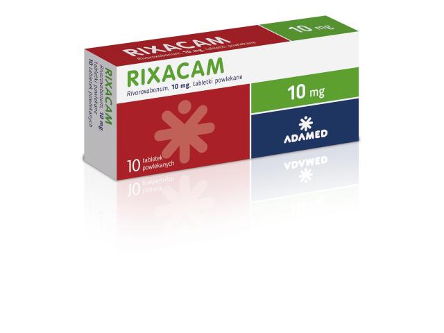 Rixacam interakcje ulotka tabletki powlekane 10 mg 10 tabl.