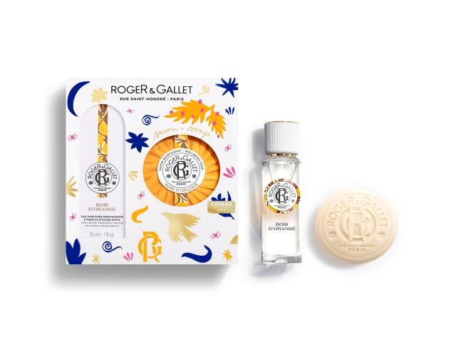 Roger & Gallet Zestaw Xmass Bois D'Orange Well-Being Woda zapachowa + Well-Being Mydło interakcje ulotka zestaw - 30 ml + 100 g