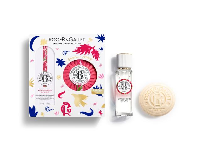 Roger & Gallet Zestaw Xmass Gingembre Rouge Well-Being Woda zapachowa + Well-Being Mydło interakcje ulotka zestaw  30 ml + 100 g