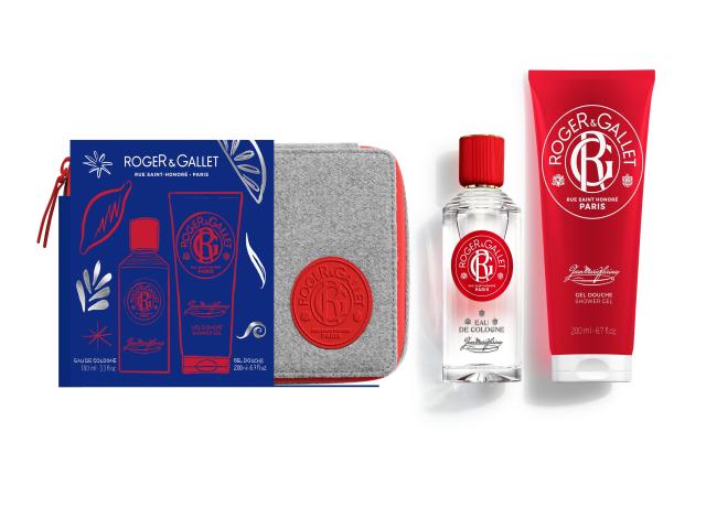 Roger & Gallet Zestaw Xmass JMF Woda klońska + JMF Żel pod prysznic interakcje ulotka zestaw - 100 ml + 200 ml